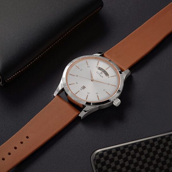 Titan Neo Analog Silver Dial Men's Watch NT1767SL01 - Shop Authentic TITMENWAT(s) from Maybrands - for as low as ₦100500! 