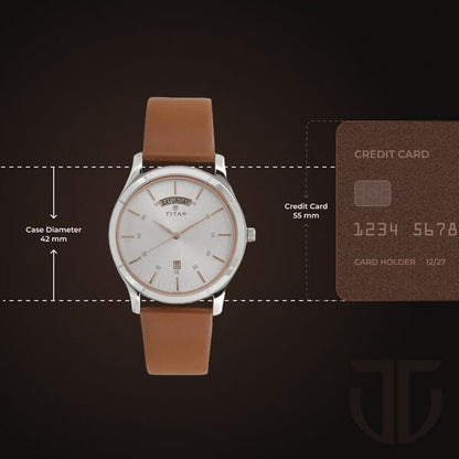 Titan Neo Analog Silver Dial Men's Watch NT1767SL01 - Shop Authentic TITMENWAT(s) from Maybrands - for as low as ₦100500! 