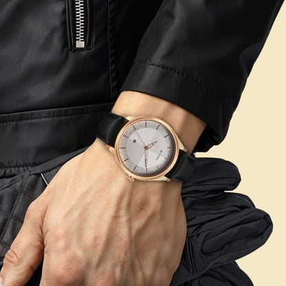 Titan Neo Economy Quartz Analog with Date Silver Dial Black Leather Strap Watch For Men 1802WL02 - Shop Authentic TITMENWAT(s) from Maybrands - for as low as ₦116000! 