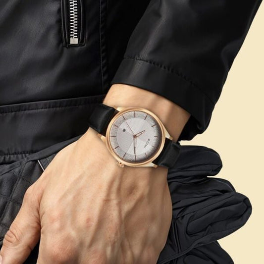 Titan Neo Economy Quartz Analog with Date Silver Dial Black Leather Strap Watch For Men 1802WL02 - Shop Authentic TITMENWAT(s) from Maybrands - for as low as ₦116000! 