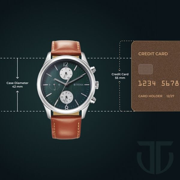 Titan Wrist Wit Quartz Analog with Day and Date Grey Dial Leather Strap Watch for Men 1805SL11 - Shop Authentic TITMENWAT(s) from Maybrands - for as low as ₦144000! 