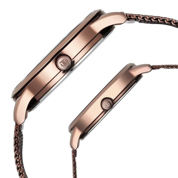 Titan Bandhan Quartz Analog Brown Dial Stainless Steel Strap Watch for Couple NT18062648QM01 - Shop Authentic TITMENWAT(s) from Maybrands - for as low as ₦235500! 