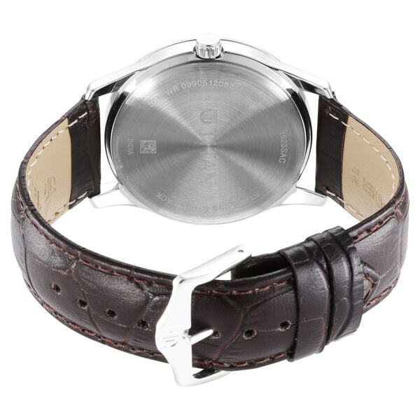Titan Trendsetters Silver White Dial Analog Leather Strap watch for Men 1823SL02 - Shop Authentic TITMENWAT(s) from Maybrands - for as low as ₦74500! 