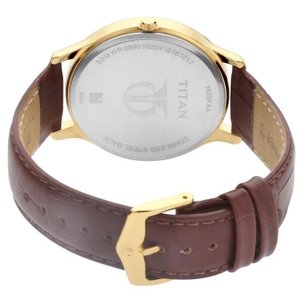 TITAN Men Water-Resistant Analogue Watch NT1825YL01 - Shop Authentic TITMENWAT(s) from Maybrands - for as low as ₦85500! 