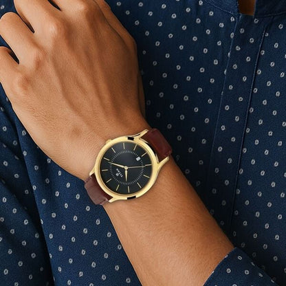 TITAN Men Water-Resistant Analogue Watch NT1825YL01 - Shop Authentic TITMENWAT(s) from Maybrands - for as low as ₦85500! 