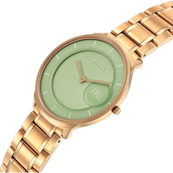 Titan Edge Murals Quartz Analog Green Dial Stainless Steel Strap Watch For Men 1843WM02 - Shop Authentic TITMENWAT(s) from Maybrands - for as low as ₦480000! 