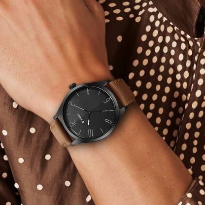 Titan Quartz Analog Black Dial Leather Strap Watch for Men NT1865NL01 - Shop Authentic TITMENWAT(s) from Maybrands - for as low as ₦81000! 