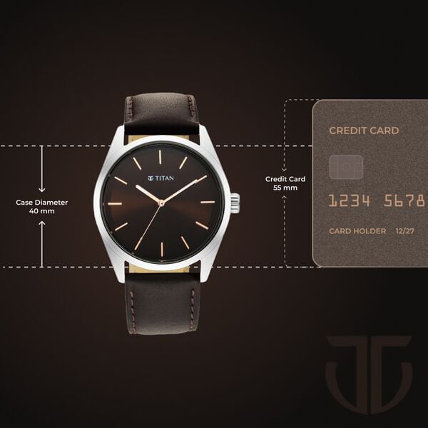 Titan Workwear Brown Dial Analog Leather Strap Watch Men NU1866SL02 - Shop Authentic TITMENWAT(s) from Maybrands - for as low as ₦95000! 