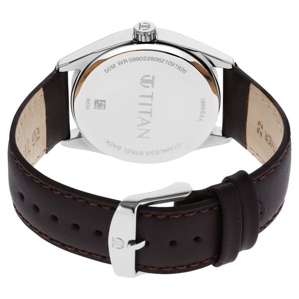 Titan Workwear Brown Dial Analog Leather Strap Watch Men NU1866SL02 - Shop Authentic TITMENWAT(s) from Maybrands - for as low as ₦95000! 