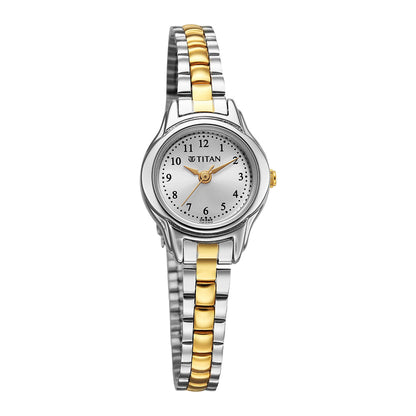 Titan Women's Watch Analog Silver Dial with Two-Toned Stainless Steel Band 2401BM02 - Shop Authentic TITWOMWAT(s) from Maybrands - for as low as ₦95000! 
