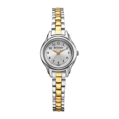 Titan Women's Watch Analog Silver Dial with Two-Toned Stainless Steel Band 2401BM02 - Shop Authentic TITWOMWAT(s) from Maybrands - for as low as ₦95000! 