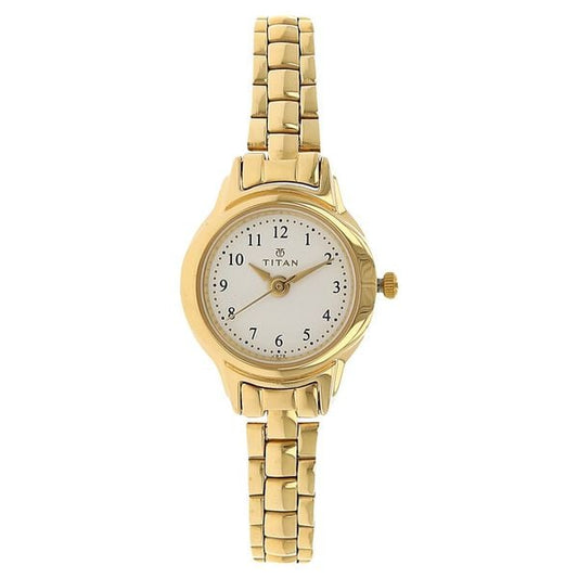Titan Quartz Analog White Dial Stainless Steel Strap Watch for Women 2401WM01 - Shop Authentic TITWOMWAT(s) from Maybrands - for as low as ₦105500! 
