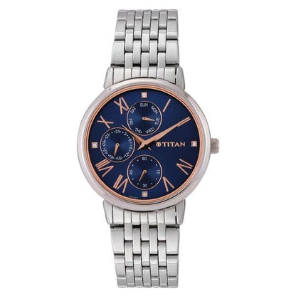 Titan Workwear Blue Dial Women Watch With Stainless Steel Strap NU2569SM01 - Shop Authentic TITWOMWAT(s) from Maybrands - for as low as ₦163500! 
