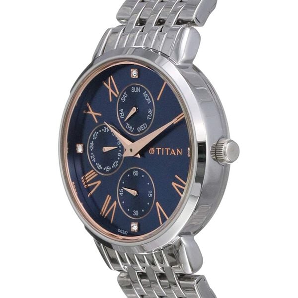 Titan Workwear Blue Dial Women Watch With Stainless Steel Strap NU2569SM01 - Shop Authentic TITWOMWAT(s) from Maybrands - for as low as ₦163500! 