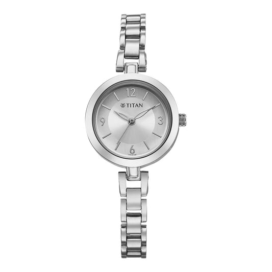 Titan Women's Watch Analog Silver Dial with Silver Stainless Steel Band 2598SM07 - Shop Authentic TITWOMWAT(s) from Maybrands - for as low as ₦90000! 