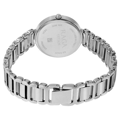 Titan Raga Viva White Dial Analog Metal Strap watch for Women NT2608SM01 - Shop Authentic TITWOMWAT(s) from Maybrands - for as low as ₦140000! 