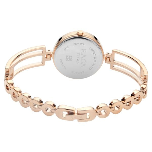 Titan Raga Viva Rose Gold Metal Analog Strap Watch for Women NT2622WM01 - Shop Authentic TITWOMWAT(s) from Maybrands - for as low as ₦153000! 