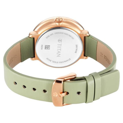 Titan Neo Quartz Multifunction White Dial Leather Strap Watch for Women NU2651WL09 - Shop Authentic TITWOMWAT(s) from Maybrands - for as low as ₦184500! 