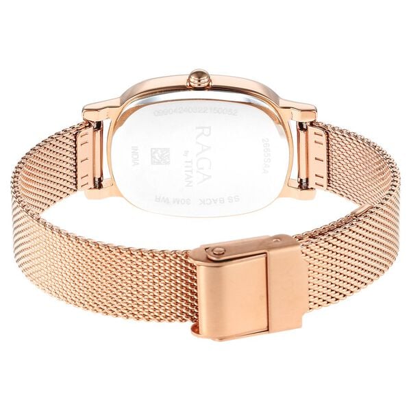Titan Raga Viva Brown Dial Analog Stainless Steel Strap Watch for Women NU2665WM01 - Shop Authentic TITWOMWAT(s) from Maybrands - for as low as ₦163500! 