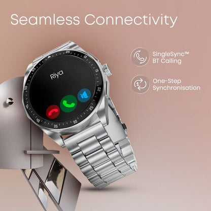 Fastrack Radiant FX1 Luxury Metal Smartwatch with 3.6 cm AMOLED Display, SingleSync BT Calling, Functional Crown 38123QM01 - Shop Authentic TITSMTWAT(s) from Maybrands - for as low as ₦107000! 