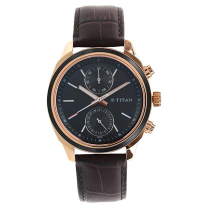 Titan Quartz Multifunction Blue Dial Leather Strap Watch for Men NT1733KL03 - Shop Authentic TITMENWAT(s) from Maybrands - for as low as ₦155000! 