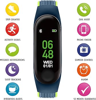 Tikkers Series 1 Blue Canvas Rip Strap Activity tracker TKS01-0012 - Shop Authentic PERTIKWAT(s) from Maybrands - for as low as ₦36000! 