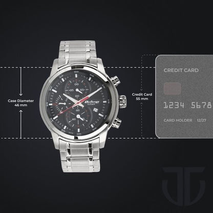 Titan Octane Chrono Black Dial Stainless Steel Strap watch for Men NU90086SM01 - Shop Authentic TITMENWAT(s) from Maybrands - for as low as ₦279500! 