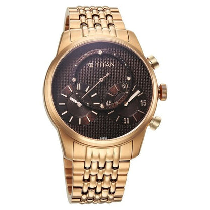 Titan Micromotors Analoge Rose Gold Watch for Men 90179WM01 - Shop Authentic TITMENWAT(s) from Maybrands - for as low as ₦554000! 