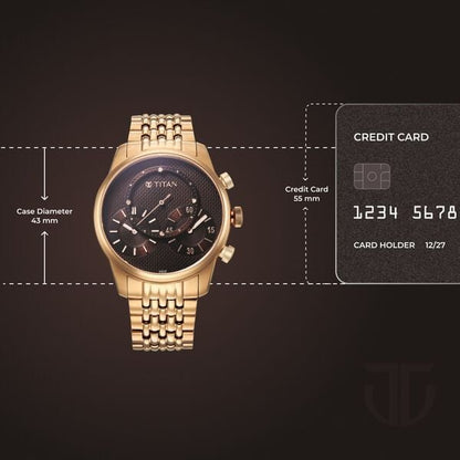 Titan Micromotors Analoge Rose Gold Watch for Men 90179WM01 - Shop Authentic TITMENWAT(s) from Maybrands - for as low as ₦554000! 