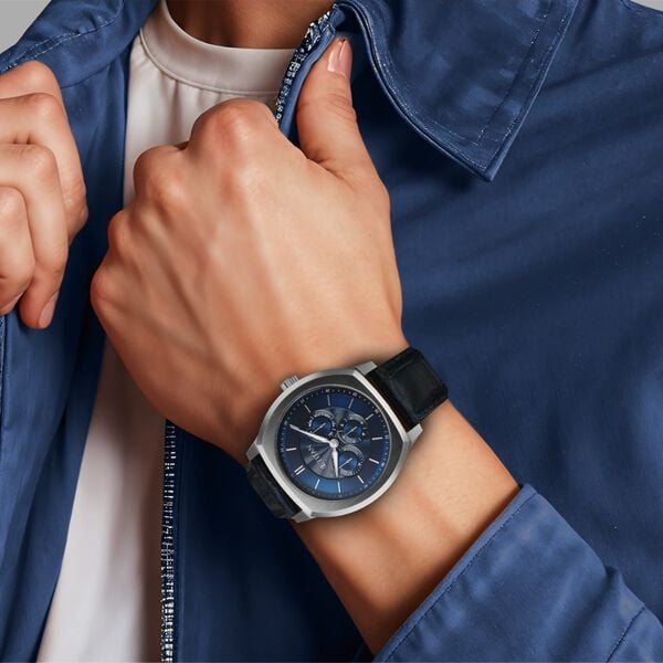 Titan Regalia Arc Analog with Day Date Second Subdial and Blue Dial Blue Leather Strap Watch for Men NU90213SL01 - Shop Authentic TITMENWAT(s) from Maybrands - for as low as ₦337500! 