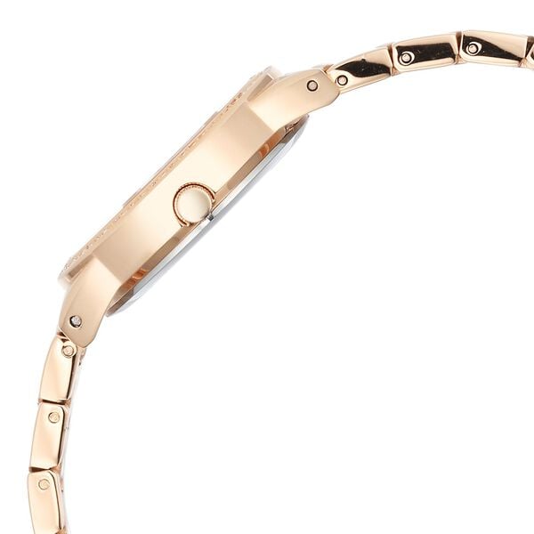 Titan Raga Showstopper Quartz Analog Pink Round Dial Rose Gold Metal Strap Watch For Women NU95281WM01 - Shop Authentic TITWOMWAT(s) from Maybrands - for as low as ₦190000! 