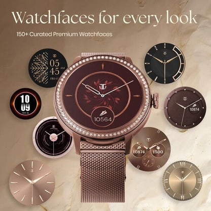 Titan Valerie Premium Smartwatch with AllÂ 316L SS construction, Skin Temp. Sensor, Womenâ€™s Health, SingleSync BT Calling 95292WM02 - Shop Authentic TITSMTWAT(s) from Maybrands - for as low as ₦214000! 