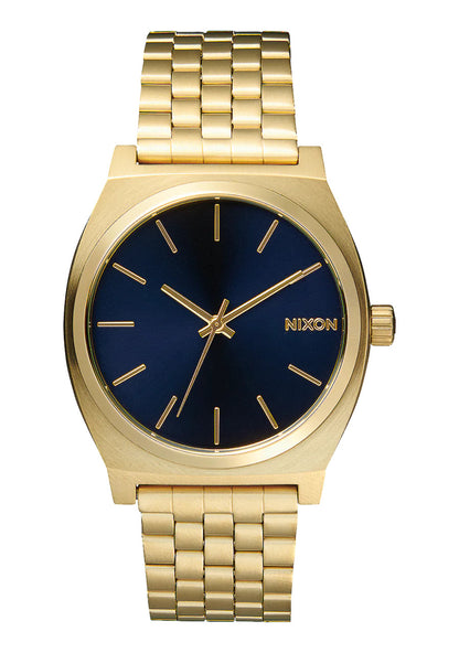 Nixon Time Teller - All Light Gold / Cobalt Stainless Steel Watch For Men A0451931-00