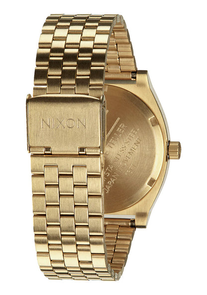 Nixon Time Teller - All Light Gold / Cobalt Stainless Steel Watch For Men A0451931-00