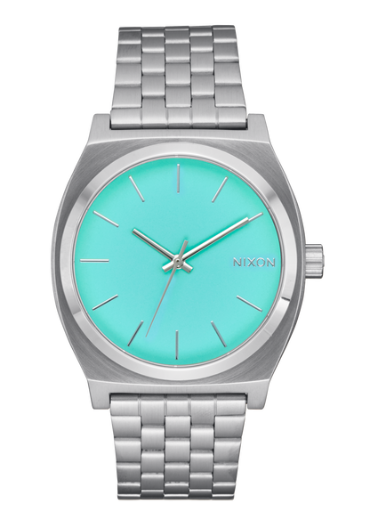 Nixon Time Teller Watch | Silver / Turquoise | Unisex A0452084-00 Nixon Time Teller Watch | Silver / Turquoise | Unisex A0452084-00
