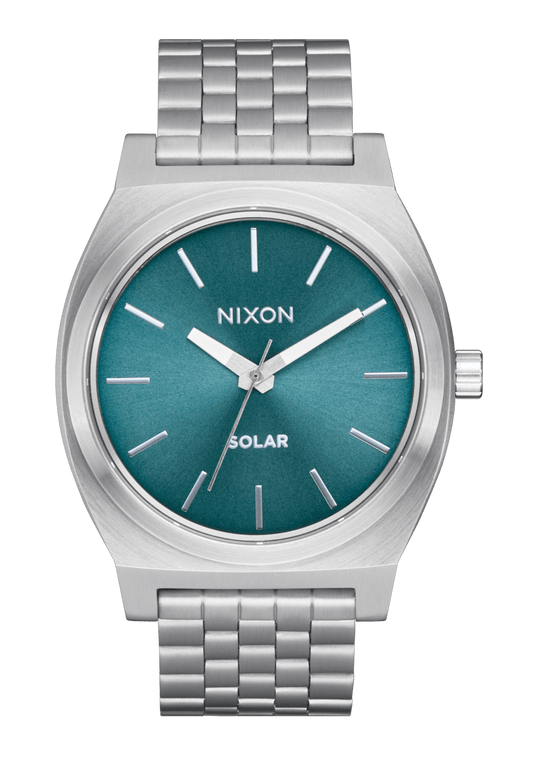 Time Teller Solar Watch | Silver / Dusty Blue Sunray A13695161-00 - Shop Authentic Watches(s) from Maybrands - for as low as ₦301000! 