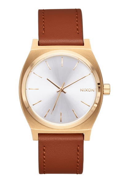 Nixon Time Teller Leather Watch | Light Gold / Sunray A13735168-00 - Shop Authentic Watches(s) from Maybrands - for as low as ₦251000! 