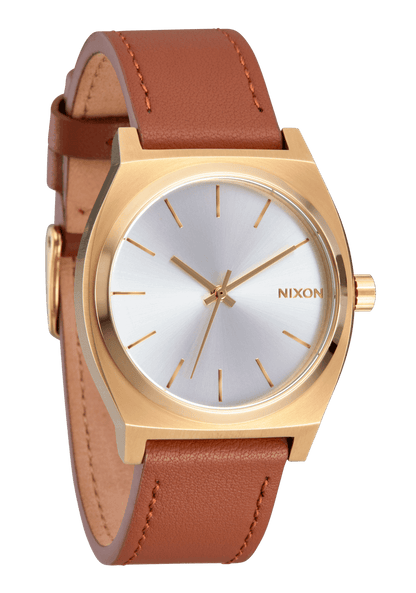 Nixon Time Teller Leather Watch | Light Gold / Sunray A13735168-00 - Shop Authentic Watches(s) from Maybrands - for as low as ₦251000! 