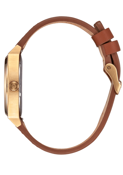 Nixon Time Teller Leather Watch | Light Gold / Sunray A13735168-00 - Shop Authentic Watches(s) from Maybrands - for as low as ₦251000! 