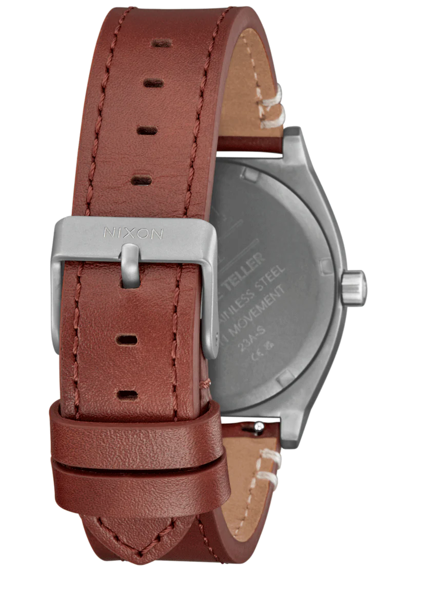 Time Teller Leather - Light Gunmetal / Basalt A13735195-00 - Shop Authentic NIXFASWAT(s) from Maybrands - for as low as ₦228000! 