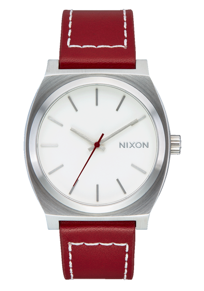 Time Teller Leather Watch | Silver / Egret / Cranberry A13735197-00 - Shop Authentic Watches(s) from Maybrands - for as low as ₦251000! 