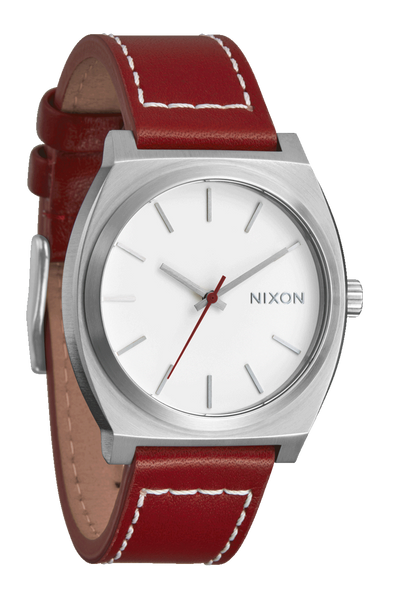 Time Teller Leather Watch | Silver / Egret / Cranberry A13735197-00 - Shop Authentic Watches(s) from Maybrands - for as low as ₦251000! 