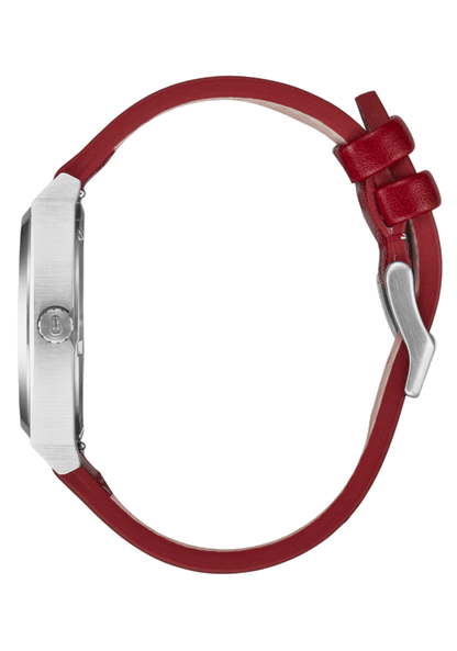 Time Teller Leather Watch | Silver / Egret / Cranberry A13735197-00 - Shop Authentic Watches(s) from Maybrands - for as low as ₦251000! 