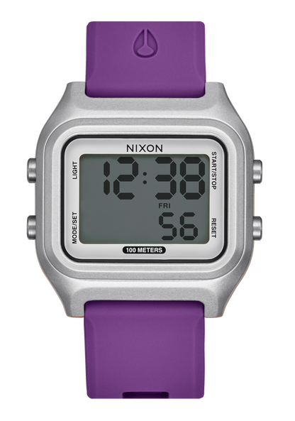 Nixon Ripper Digital Watch | Silver / Purple A13995232-00 - Shop Authentic Watches(s) from Maybrands - for as low as ₦160500! 