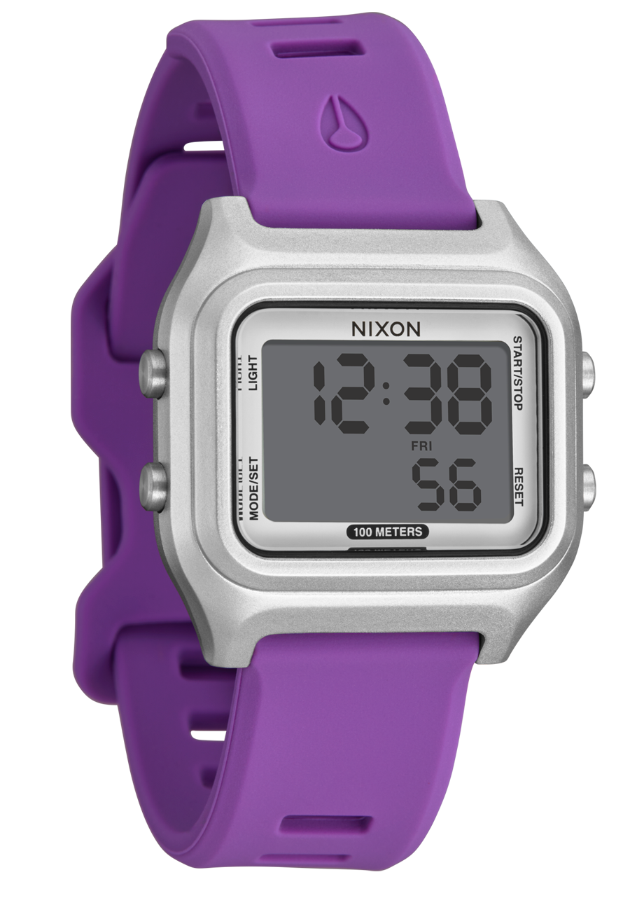 Nixon Ripper Digital Watch | Silver / Purple A13995232-00 - Shop Authentic Watches(s) from Maybrands - for as low as ₦160500! 