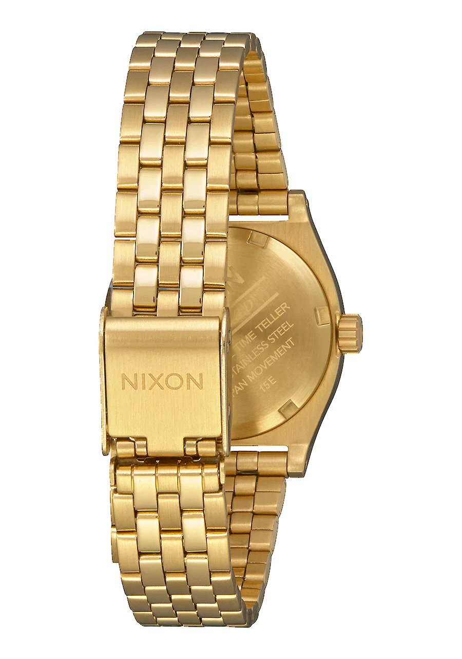 Nixon Small Time Teller All Gold Watch - Premium watch from Nixon - Just ₦113000! Shop now at Maybrands