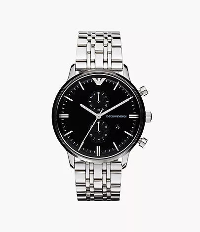 AR0389-Emporio Armani Chronograph Stainless Steel Watch for Men - Shop Authentic watch(s) from Maybrands - for as low as ₦625000! 