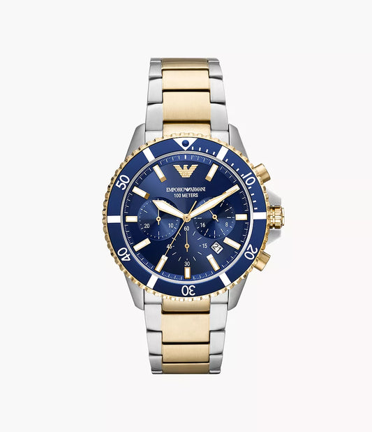 Emporio Armani Chronograph Two-Tone Stainless Steel Watch AR11362 - Shop Authentic Watches(s) from Maybrands - for as low as ₦329000! 