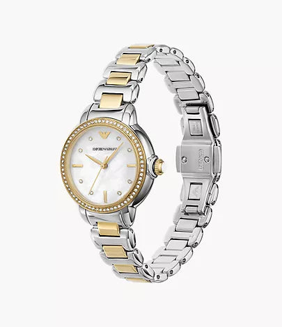 AR11524 - Emporio Armani Three-Hand Two-Tone Stainless Steel Watch - Shop Authentic watch(s) from Maybrands - for as low as ₦550500! 