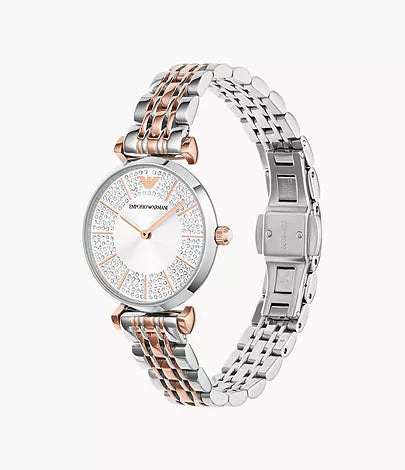 AR11537 - Emporio Armani Two-Hand Two-Tone Stainless Steel Watch - Shop Authentic watch(s) from Maybrands - for as low as ₦670000! 